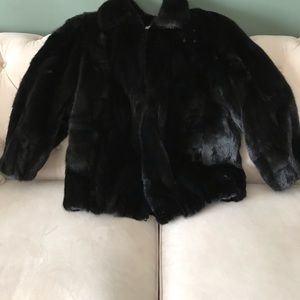Mink Bomber Jacket